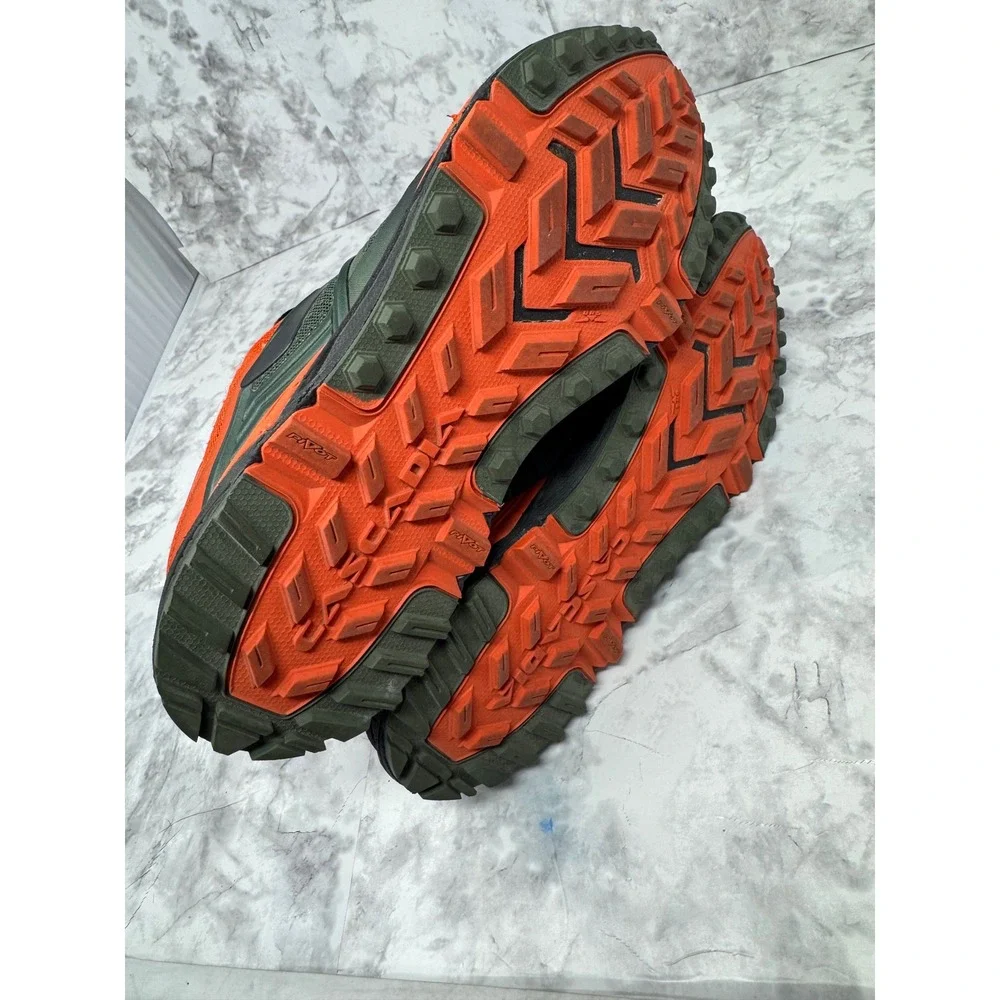 Brooks Cascadia 14 Mens‎ Trail Running Shoes Olive Green Orange gorpcore